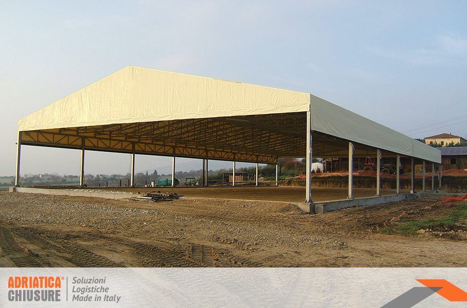 Tettoie industriali fisse