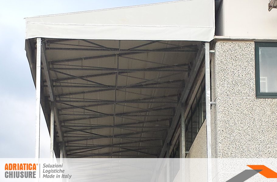 coperture mobile per capannoni fissi industriali